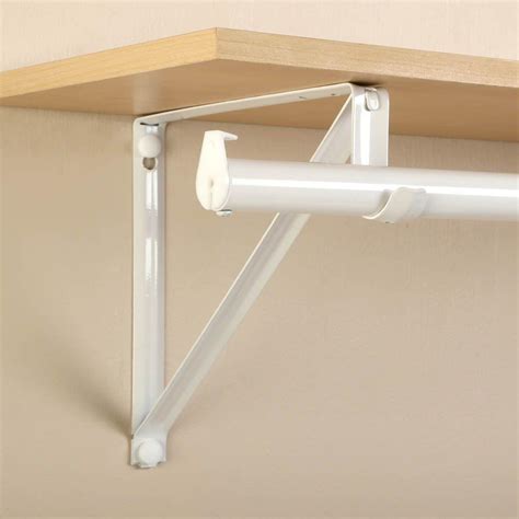 metal bracket shelves closet|wall mounted closet shelf brackets.